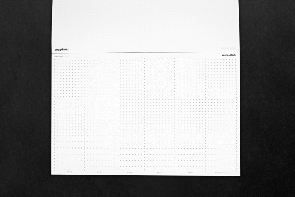Eight-Dot Notebook for Kids in reduced A5 format, with a soft cover, dotted